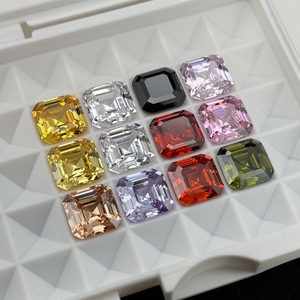 GEMAS HQ, Circonita Cúbica Sintética con Corte Asscher <span class=keywords><strong>de</strong></span> 3x3mm a 10x10mm, Piedras Preciosas <span class=keywords><strong>de</strong></span> Circonita Cúbica 5A en Varios <span class=keywords><strong>Colores</strong></span> en Oferta - Product Image 1