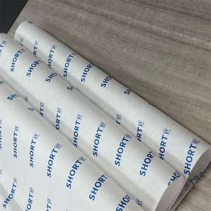 Factory Custom Logo Printed <b>Food</b> Grade Recyclable Burger <b>Wrapping</b> Baking <b>Paper</b> Greaseproof PE Coating for Sushi Bread Wholesale - Product Image 4