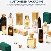 Flacon de parfum en verre personnalisé 50ml 100ml et coffret avec bouchon argenté – Prix usine, vente chaude, élégant