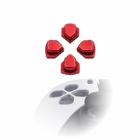 Pièces de rechange pour PS5 : Kit de modification de manette avec 4 D-Pads ergonomiques à toucher doux en ABS, séparés et peints, à effet dégradé