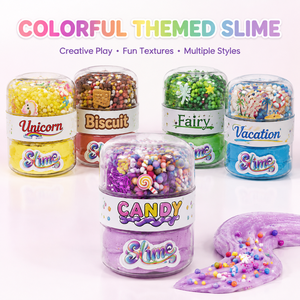 <span class=keywords><strong>Kit</strong></span> Fai-da-Te per <span class=keywords><strong>Slime</strong></span> per Bambini, Giocattolo <span class=keywords><strong>Slime</strong></span> Colorato Elastico e Profumato, Set Creativo per Giochi Sensoriali, Fornitore OEM ODM Personalizzato all'Ingrosso - Product Image 4