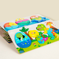 Rompecabezas de Madera Montessori para Niños Pequeños, Rompecabezas Educativo de Animales para Niños Pequeños, Rompecabezas de Ciclo de Vida para Bebés
