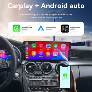 BaoShang Android13 Auto GPS Map Navi Carplay para <span class=keywords><strong>Mercedes</strong></span> Benz Clase C W205 GLC X253 2015-2019 Interacción con reproductor de Radio para coche - Product Image 3