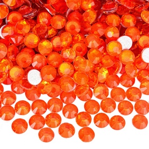 Strass en cristal à dos plat Oleeya en gros, tailles SS3-SS30, couleurs variées pour ongles scintillants de Noël - Product Image 2