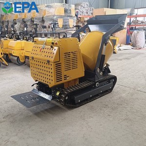 High Quality Automatic Feeding Portable Crawler Concrete Mixer Mobile Industrial Building Small Concrete Mixer Engine Pump Motor - Product Image 5