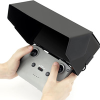 Pare-soleil pour écran d'ordinateur portable, télécommande, anti-reflet pour tablette, iPad, console de jeu, housse en cuir bloquant la lumière extérieure