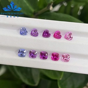 Saphirs de laboratoire de qualité supérieure, taille ovale, multicolores, pierres précieuses en vrac, saphirs de laboratoire de forme <span class=keywords><strong>poire</strong></span> - Product Image 2