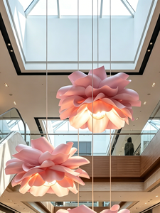J-101 EVA Luminaire de plafond géant haut de gamme, Décoration de pivoine géante pour salle à manger, centres commerciaux, bâtiments, fleur artificielle - Product Image 6