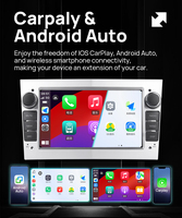 Reproductor Multimedia Android 15 para Radio de Coche Opel Vectra Corsa Astra Antara de 7 Pulgadas, CarPlay, Android Auto, FM, WiFi, GPS, Estéreo para Coche