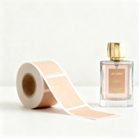 Bouteille de parfum personnalisée marque privée en relief feuille d'or parfum produit étiquette autocollants logo personnalisé impression autocollants emballage
