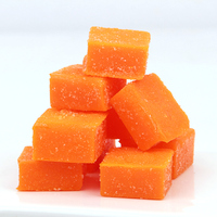 Hete Verkoop Fruitige Gearomatiseerde Gummy Snoep Kauwgom In Zakverpakking Concurrerende Prijs Voor Maïs Mango Appel Aardbei Smaken