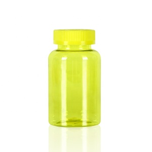 250ml Transparent <b>PET</b> Clear Plastic Medicine <b>Container</b> Capsule Dietary Gummy Vitamin Bottle - Product Image 2