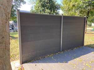 Clôture et portail en <span class=keywords><strong>bois</strong></span> composite double face 3D grain <span class=keywords><strong>de</strong></span> <span class=keywords><strong>bois</strong></span> WPC pour l'<span class=keywords><strong>extérieur</strong></span> - Product Image 6