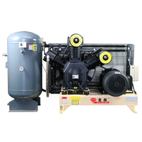 Compresseur d'air à piston alternatif haute pression 15/18,5/22 KW 30 bar, double étage de compression, moteur stationnaire, air/eau