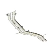 Système d'échappement DZ pour Audi Q7 2.0T 2019-2023 en acier inoxydable poli miroir, tuyau d'échappement, silencieux