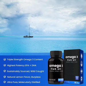Oem פרטי תווית תוספת לא gmo <span class=keywords><strong>omega</strong></span>-<span class=keywords><strong>3</strong></span> דגים שמן כמוסות רך dha epa שמן דגים קפסולות - Product Image 2