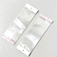Sachets OPP à tirette avec trou de suspension, taille personnalisée, transparents et refermables, pour emballage de perruques et extensions capillaires – Vente en gros directe usine