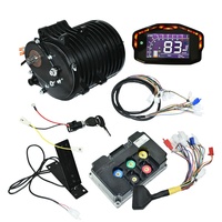 Kit de conversion de moto à essence en moto électrique Qs138 V3 70h, moteur et boîte de vitesses électriques tout-terrain 3kw Mid Drive pour moto Surron