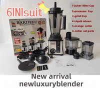 Krachtige 9500W 4L 8-in-1 commerciële babyvoedingsblender met dubbele messen van roestvrij staal voor aanvullende voeding van baby's.