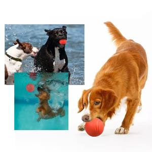 Lüks yeni <span class=keywords><strong>Pet</strong></span> ürünleri katı elastik top köpek oyuncak çevre peluş kauçuk köpek oyuncaklar interaktif oyun için çanta içinde paketlenmiş - Product Image 5