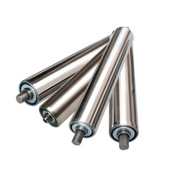Personnalisation professionnelle, différents types de rouleaux de convoyeur 32, 38, 50, nouveaux rouleaux non motorisés en acier inoxydable 304 avec roulement à billes