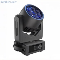 7*40W RGBW LED Zoom Moving Head Wash Light 8-58 DMX512 RDM ArtNet IP20 Aluminium Gantungan Aluminium 50000 Jam Pencahayaan Panggung