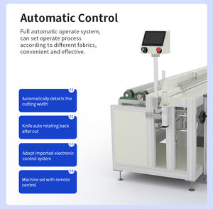 Máquina de Corte de Tela para Persianas Enrollables de Exterior EISENKO, Automática, Ultrasónica, con Motor PLC, Componentes Centrales de Acero Inoxidable, CE - Product Image 4