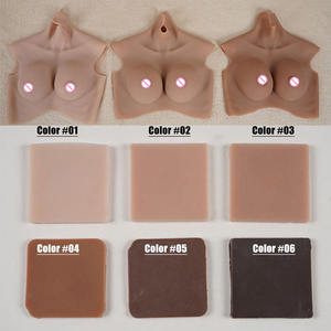 URCHIOCE Pechos de silicona realistas artificiales <span class=keywords><strong>Tetas</strong></span> Pecho falso Pecho reutilizable Travesti Ladyboy Travesti <span class=keywords><strong>Fiesta</strong></span> de Halloween - Product Image 5