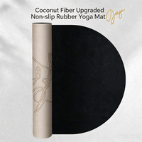 Maßgefertigte Umweltfreundliche Yoga-Matte Rutschfest PU 4,5mm Dick Faltbar Bogenförmig Rechteckig 183cm 2,7kg