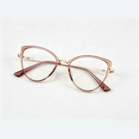 Gafas de Alta Calidad con Montura de Lujo en Forma de Ojo de Gato, Lentes Ópticas para Mujer, Gafas de Lectura para PC