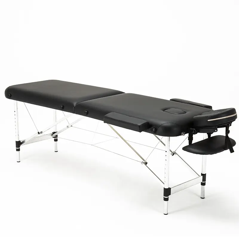 Cheap Price Modern Adjustable Spa Beauty Salon Lash Facial Massage Table Stainless Steel Foldable Massage Bed