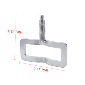 Kit de reparación de abrazaderas de colector de escape CRASTP para Ford V8 V10, metal plateado - Product Image 2