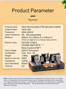 Trasforma il Tuo Soggiorno in una Sala da Concerto: Amplificatore a Valvole LXY-KT88, Riscopri la Tua Collezione Musicale con - Product Image 4