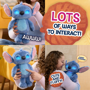 Peluche 3D Luminoso e Sonoro a Forma di Piccolo <span class=keywords><strong>Mostro</strong></span> <span class=keywords><strong>Blu</strong></span>, Regalo per le Feste, Bambola che Può Riprodurre Musica - Product Image 2