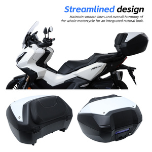 Boîte à bagages arrière SPD 50L grande capacité, installation sans perçage, serrure antivol, compatible avec les boîtes arrière de <span class=keywords><strong>moto</strong></span> Honda ADV350 - Product Image 1