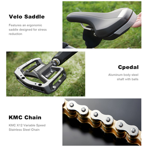 Vélo de montagne en fibre de carbone A5 léger de 28 pouces, 12 vitesses, freins à disque hydrauliques, double suspension, cadre entièrement antichoc, ergonomique - Product Image 4