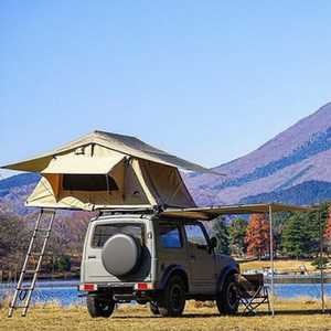 Funda Impermeable para <span class=keywords><strong>Coche</strong></span> de Doble Capa de Tela Oxford para las Cuatro Estaciones con Diseño Plegable de Techo Blando para Camping y Uso al Aire Libre - Product Image 3