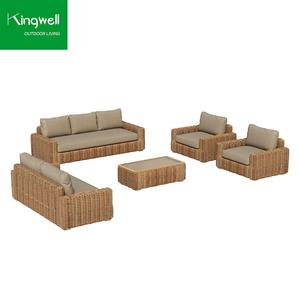 Set Divani Moderni da Esterno <span class=keywords><strong>per</strong></span> Hotel <span class=keywords><strong>in</strong></span> Vimini e Rattan PE con Struttura <span class=keywords><strong>in</strong></span> Alluminio, Arredi da <span class=keywords><strong>Salotto</strong></span> <span class=keywords><strong>per</strong></span> Patio, Ville, Balconi, Cortili e Appartamenti - Product Image 4