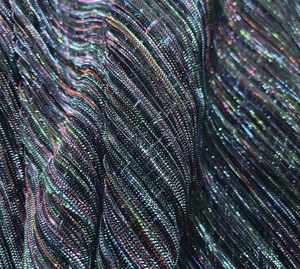 <span class=keywords><strong>2025</strong></span> thiết kế mới thoáng khí 100% <span class=keywords><strong>Polyester</strong></span> Hữu Cơ dệt in xếp li voan vải cho phụ nữ của đám cưới ngủ cô gái - Product Image 3