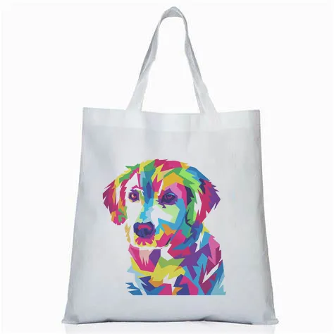 Campione gratuito!!! Tote Bag in tela a sublimazione in bianco 100% poliestere a colori Tote Bag morbida Tote a sublimazione con stampa