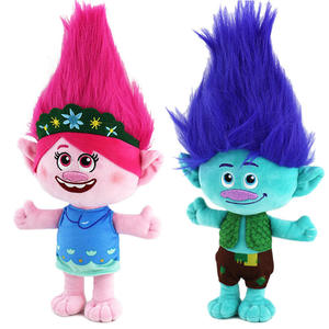 Lindos Peluches de los Trolls Unidos, Muñeco de Peluche Súper Suave, Ideal para Fiestas de Cumpleaños, 23-27cm, Regalo Promocional - Product Image 2