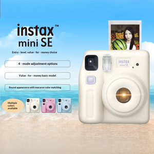<strong>Instax</strong> Mini SE Instant Camera Classic Analog Snapshot Cam Bulk Entry Level <strong>Film</strong> Gear for Events - Product Image 2