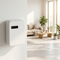 Diffuseur d'arômes électrique commercial de luxe écologique en plastique pour systèmes HVAC, noir ou blanc au choix