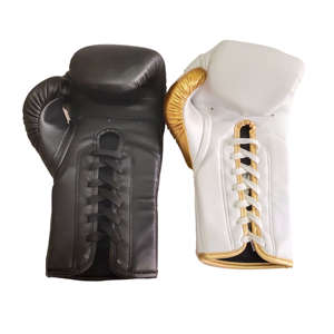 Muestra Envío gratis <span class=keywords><strong>Guantes</strong></span> <span class=keywords><strong>caros</strong></span> <span class=keywords><strong>Boxeo</strong></span> Logotipo personalizado Cuero real Ufc Fly White Usa Mma Lace up Kick Boxing <span class=keywords><strong>Guantes</strong></span> - Product Image 2