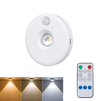 LED rechargeable sous l'armoire capteur de mouvement projecteur sans fil robinet lampe télécommande à piles sous l'armoire lumière