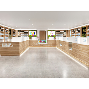 Cửa hàng bán buôn thuốc lá Tủ trang trí cửa hàng khói cửa hàng tường Showcase đứng kính hiển thị tủ - Product Image 6