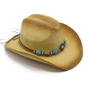 Vintage Panama Jazz Hoeden Voor Mannen Vrouwen Lente Zomer Stijlvolle Handgeweven Stro <span class=keywords><strong>Trucker</strong></span> Bont Emmer Hoeden - Product Image 4