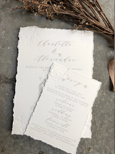 Blanc Carré À La Main Papier Coton Papier Deckle Bord Écriture <span class=keywords><strong>Dessin</strong></span> Invitation Menu Cartes - Product Image 6