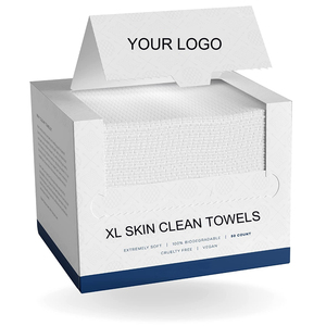 USDA certificata su misura usa e getta da 50 Ct salviettine a secco Super morbide e spesse per la pulizia del trucco approvato dal Club di rimozione - Product Image 1