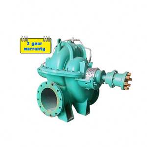 Bomba centrífuga eléctrica de una etapa de succión doble con carcasa dividida para motor diésel, ideal para grandes áreas de riego. - Product Image 1